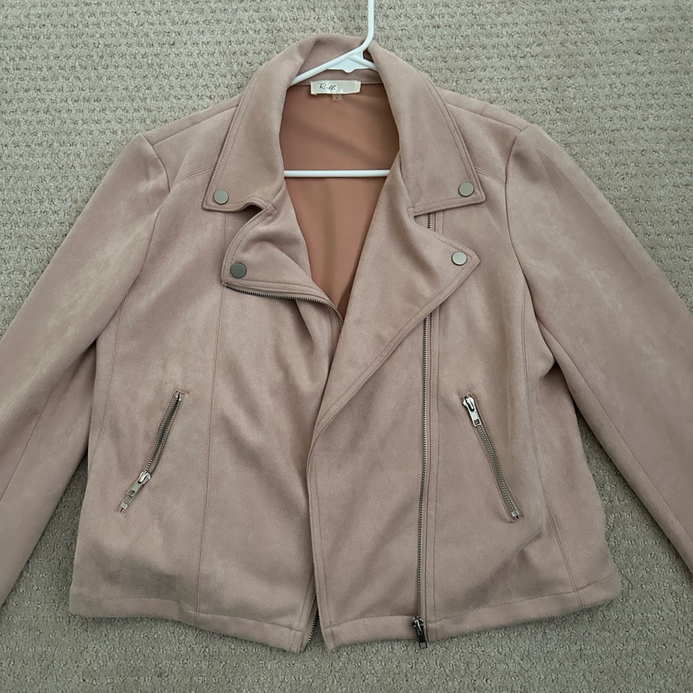 Women's Pink Moto Jacket